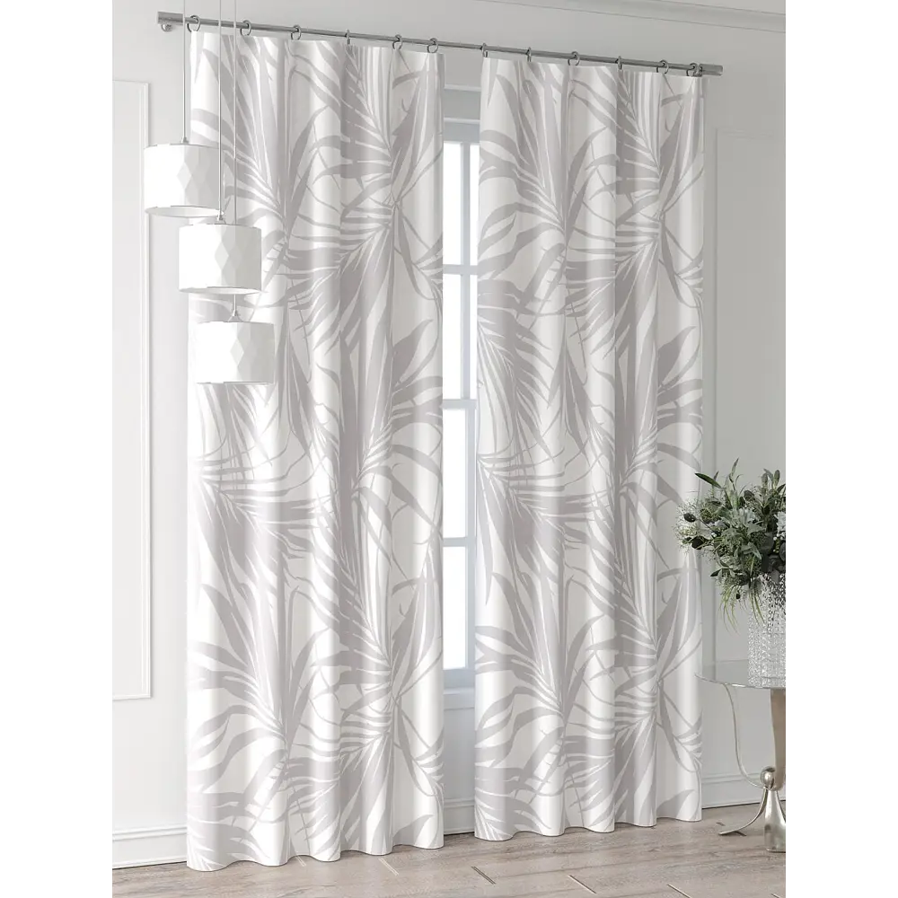 Фото 5 Комплект штор At home Базовая коллекция AT521965-230 на шторной ленте 230x150 см цвет белый Фото 5 Комплект штор At home Базовая коллекция AT521965-230 на шторной ленте 230x150 см цвет белый