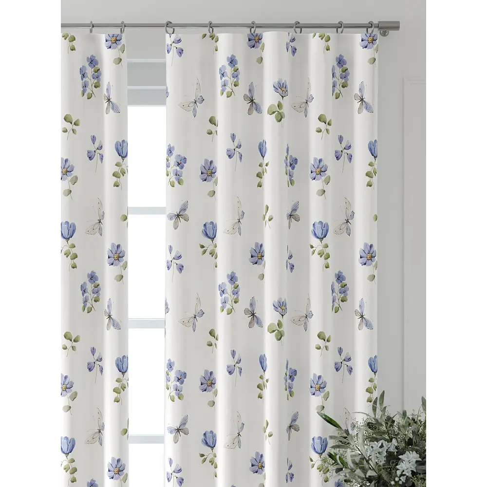 Фото 7 Комплект штор At home Базовая коллекция AT521564-230 на шторной ленте 230x150 см цвет белый Фото 7 Комплект штор At home Базовая коллекция AT521564-230 на шторной ленте 230x150 см цвет белый