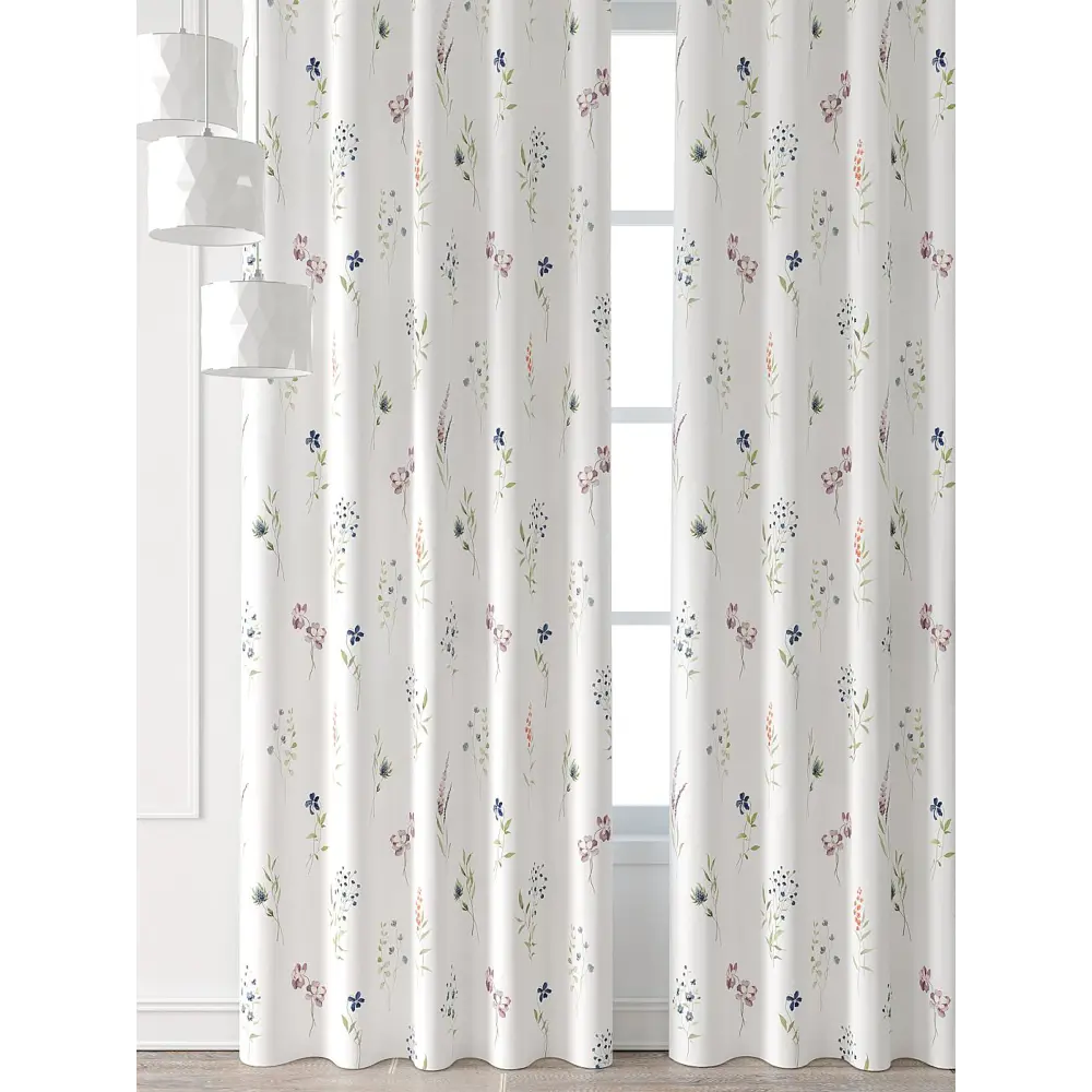 Фото 3 Комплект штор At home Базовая коллекция AT521603-230 на шторной ленте 230x150 см цвет белый Фото 3 Комплект штор At home Базовая коллекция AT521603-230 на шторной ленте 230x150 см цвет белый