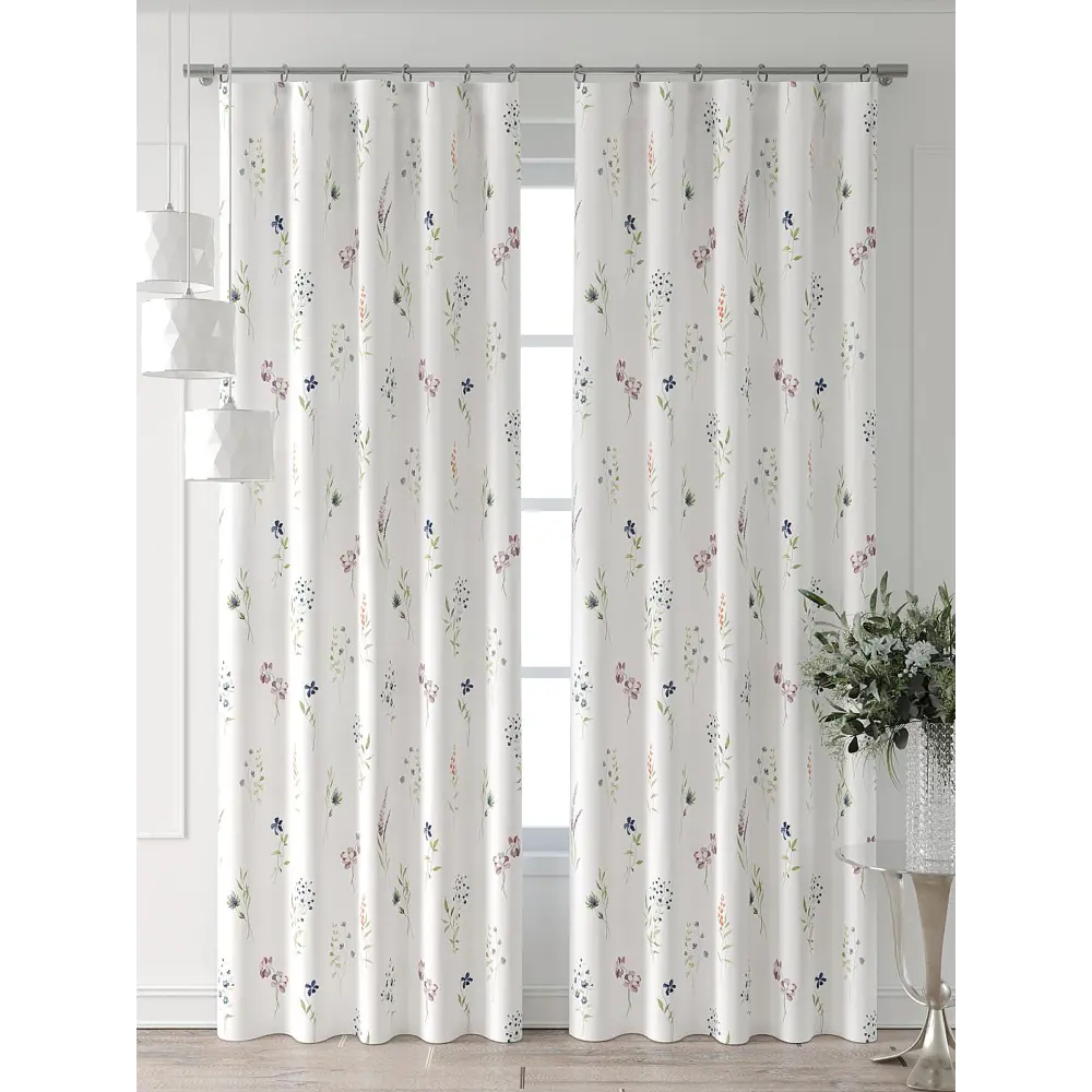 Фото 7 Комплект штор At home Базовая коллекция AT521603-230 на шторной ленте 230x150 см цвет белый Фото 7 Комплект штор At home Базовая коллекция AT521603-230 на шторной ленте 230x150 см цвет белый