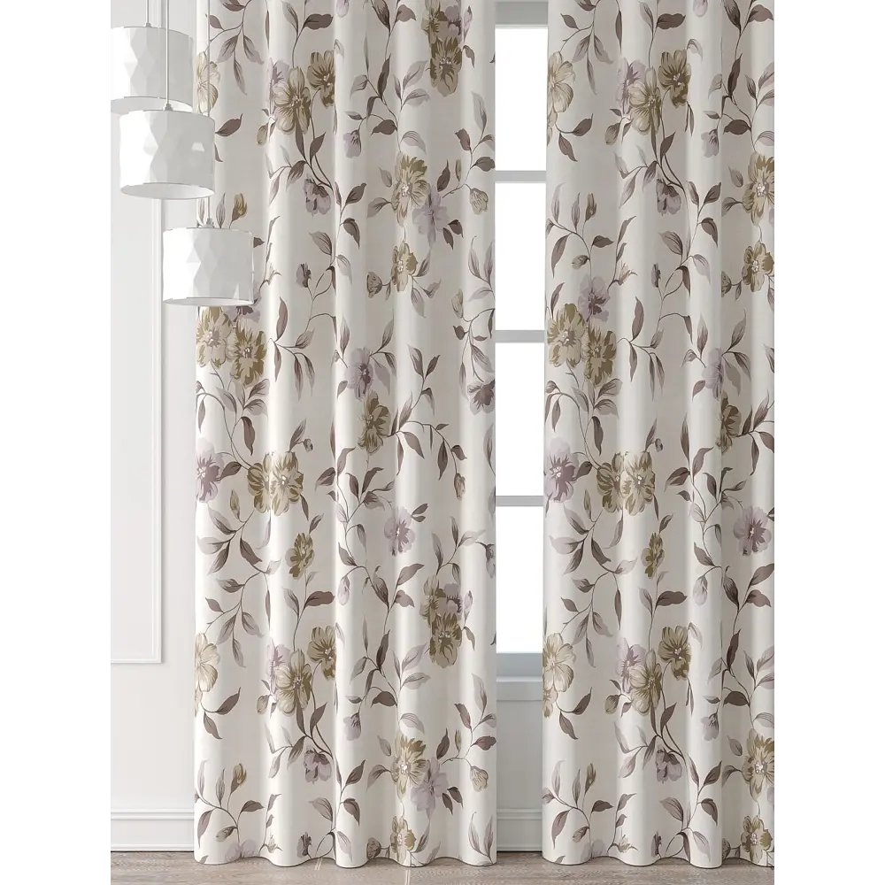 Фото 3 Комплект штор At home Базовая коллекция AT521616-230 на шторной ленте 230x150 см цвет бежевый Фото 3 Комплект штор At home Базовая коллекция AT521616-230 на шторной ленте 230x150 см цвет бежевый