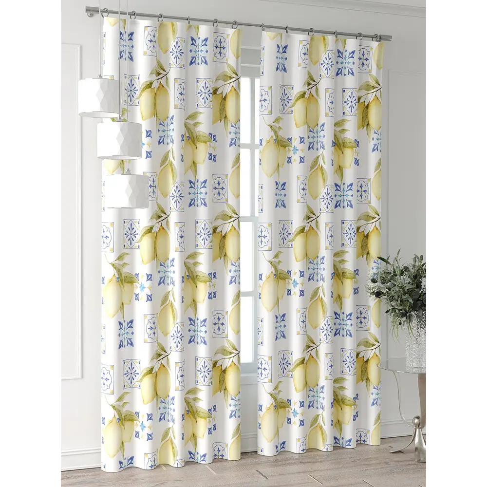 Фото 3 Комплект штор At home Базовая коллекция AT521625-230 на шторной ленте 230x150 см цвет белый Фото 3 Комплект штор At home Базовая коллекция AT521625-230 на шторной ленте 230x150 см цвет белый