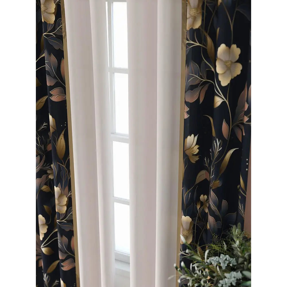 Фото 5 Комплект штор At home Базовая коллекция AT521848-240 на шторной ленте 240x150 см цвет бежевый