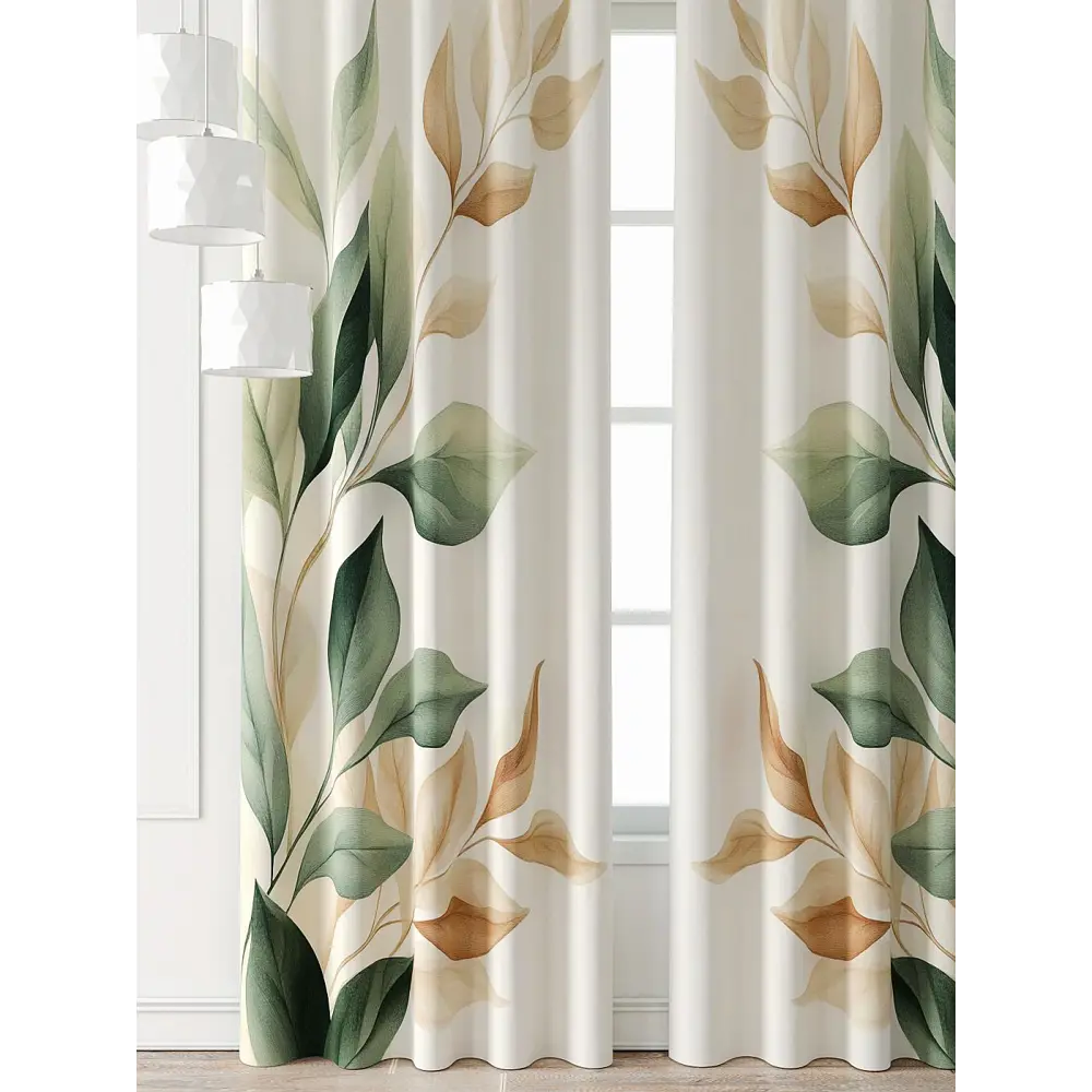 Фото 3 Комплект штор At home Базовая коллекция AT521877-240 на шторной ленте 240x150 см цвет бежевый