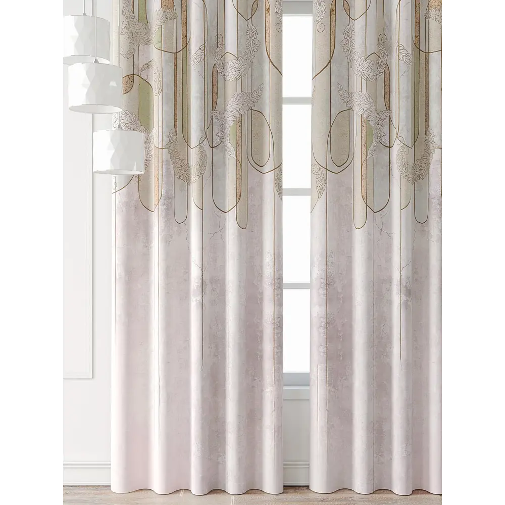 Фото 2 Комплект штор At home Базовая коллекция AT521911-240 на шторной ленте 240x150 см цвет бежевый Фото 2 Комплект штор At home Базовая коллекция AT521911-240 на шторной ленте 240x150 см цвет бежевый