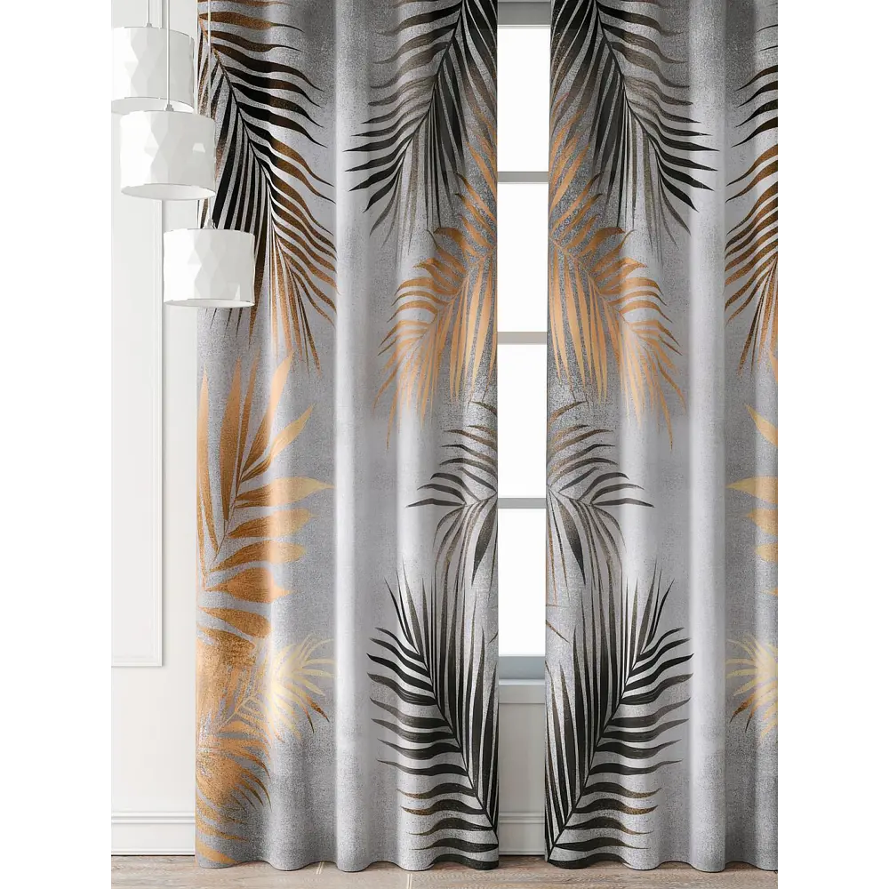 Фото 3 Комплект штор At home Базовая коллекция AT521926-240 на шторной ленте 240x150 см цвет коричневый Фото 3 Комплект штор At home Базовая коллекция AT521926-240 на шторной ленте 240x150 см цвет коричневый