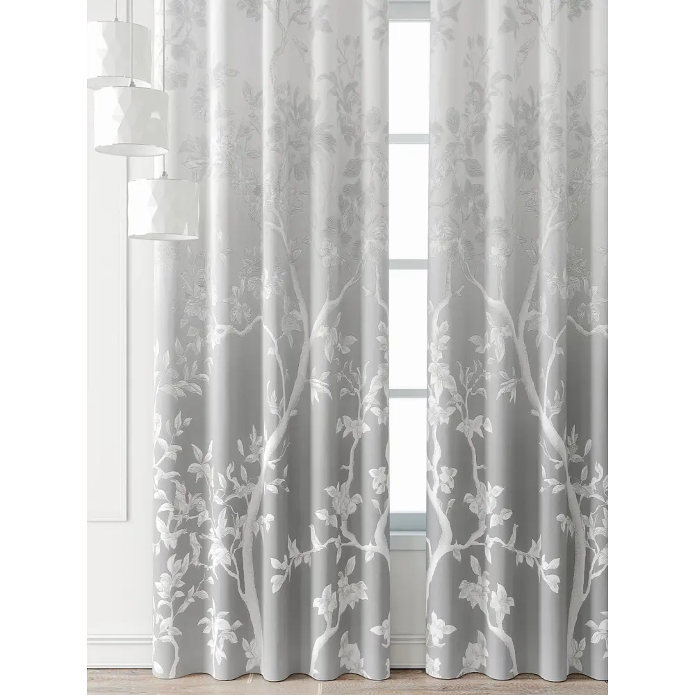 Фото 6 Комплект штор At home Базовая коллекция AT521929-240 на шторной ленте 240x150 см цвет белый