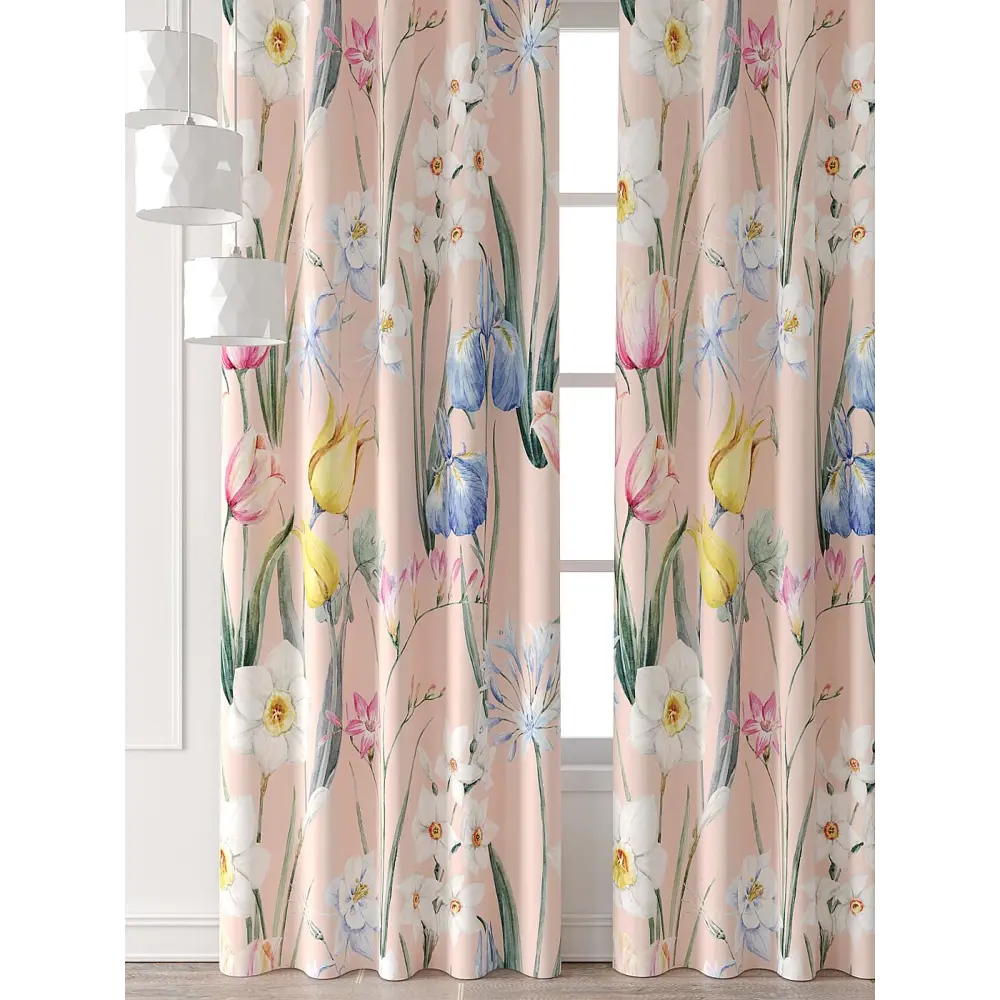 Фото 5 Комплект штор At home Базовая коллекция AT521969-240 на шторной ленте 240x150 см цвет бежевый Фото 5 Комплект штор At home Базовая коллекция AT521969-240 на шторной ленте 240x150 см цвет бежевый