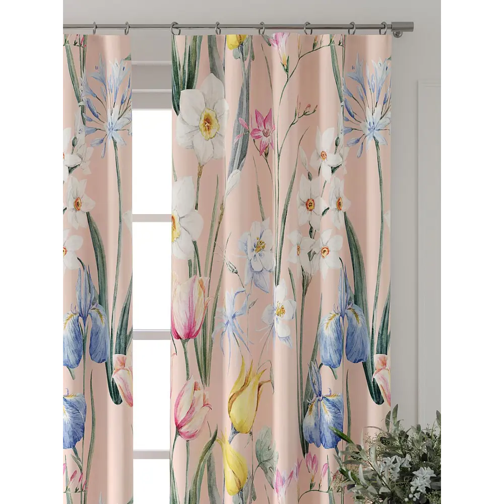 Фото 2 Комплект штор At home Базовая коллекция AT521969-240 на шторной ленте 240x150 см цвет бежевый Фото 2 Комплект штор At home Базовая коллекция AT521969-240 на шторной ленте 240x150 см цвет бежевый