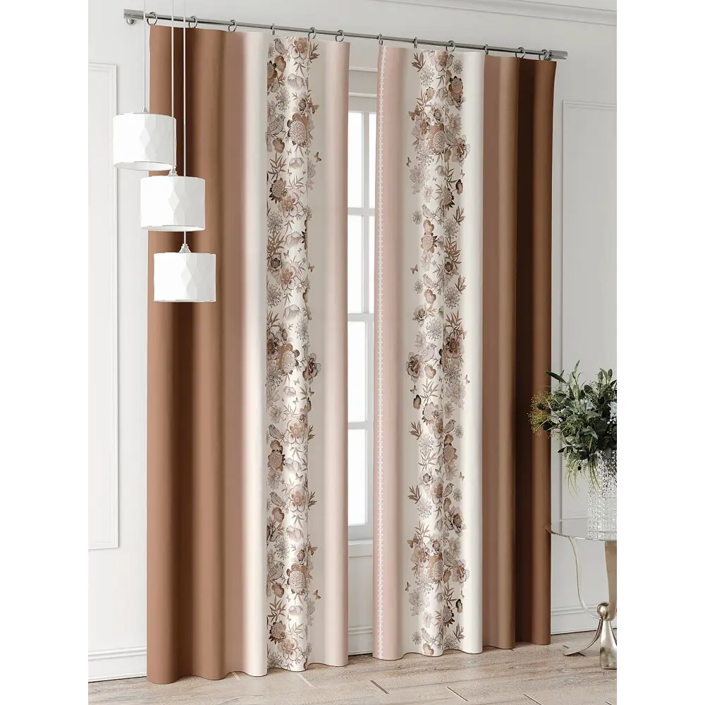 Фото 5 Комплект штор At home Базовая коллекция AT521659-240 на шторной ленте 240x150 см цвет бежевый Фото 5 Комплект штор At home Базовая коллекция AT521659-240 на шторной ленте 240x150 см цвет бежевый