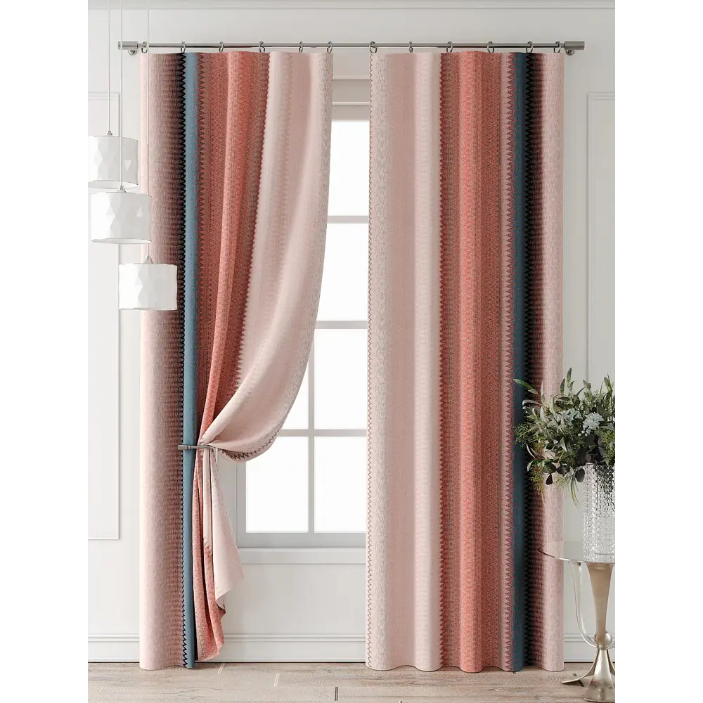 Фото 6 Комплект штор At home Базовая коллекция AT521666-240 на шторной ленте 240x150 см цвет бежевый Фото 6 Комплект штор At home Базовая коллекция AT521666-240 на шторной ленте 240x150 см цвет бежевый