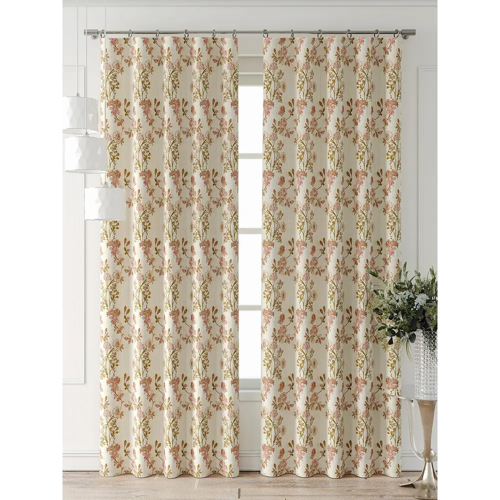 Фото 4 Комплект штор At home Базовая коллекция AT521677-240 на шторной ленте 240x150 см цвет бежевый