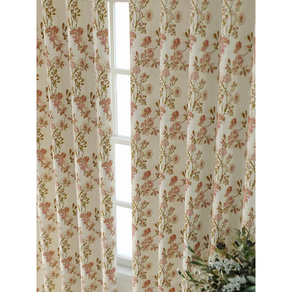 Фото 7 Комплект штор At home Базовая коллекция AT521677-240 на шторной ленте 240x150 см цвет бежевый