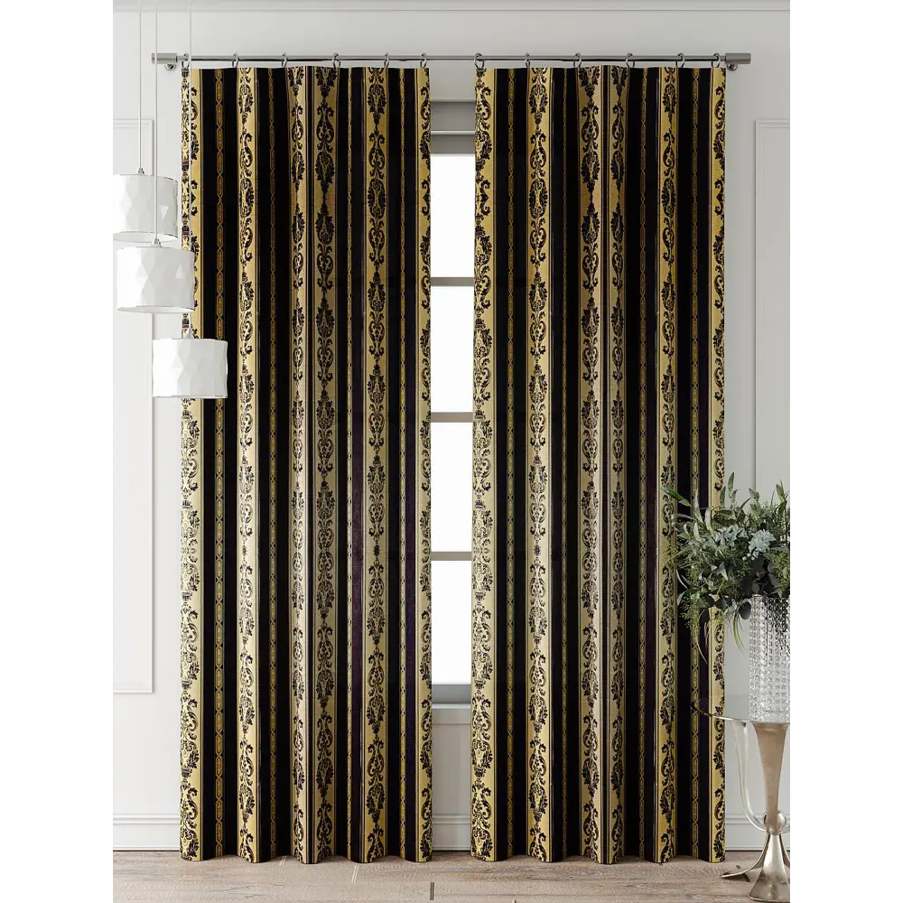 Фото 3 Комплект штор At home Базовая коллекция AT521700-240 на шторной ленте 240x150 см цвет коричневый Фото 3 Комплект штор At home Базовая коллекция AT521700-240 на шторной ленте 240x150 см цвет коричневый