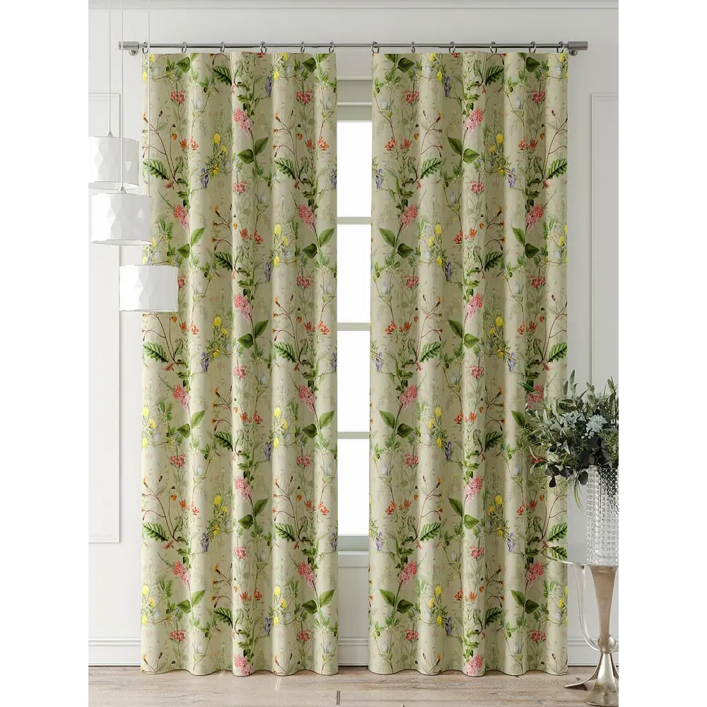 Фото 7 Комплект штор At home Базовая коллекция AT521720-240 на шторной ленте 240x150 см цвет бежевый Фото 7 Комплект штор At home Базовая коллекция AT521720-240 на шторной ленте 240x150 см цвет бежевый