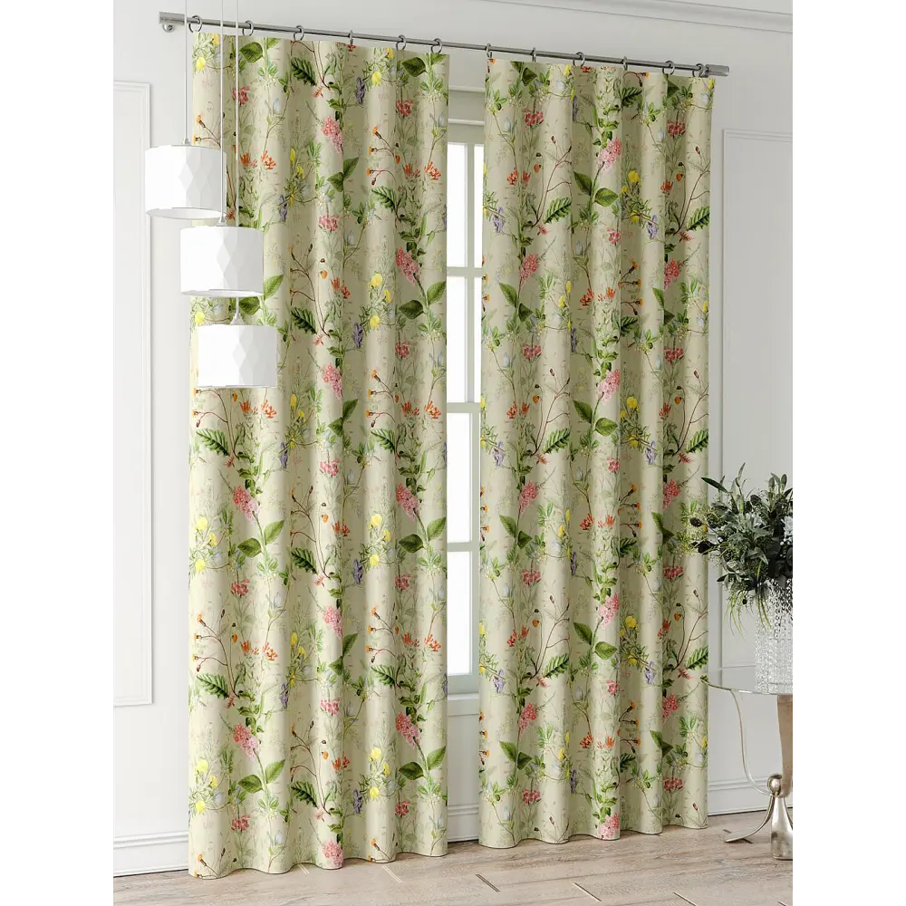 Фото 4 Комплект штор At home Базовая коллекция AT521720-240 на шторной ленте 240x150 см цвет бежевый Фото 4 Комплект штор At home Базовая коллекция AT521720-240 на шторной ленте 240x150 см цвет бежевый