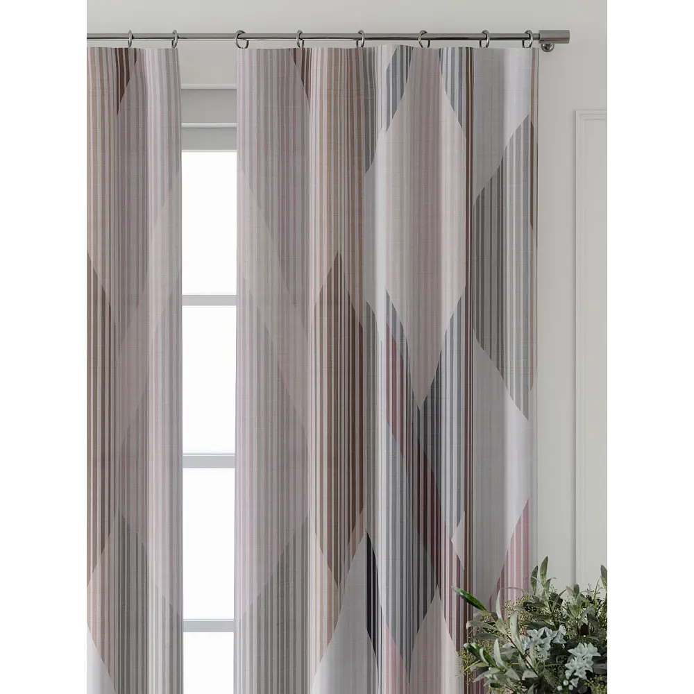 Фото 2 Комплект штор At home Базовая коллекция AT521738-240 на шторной ленте 240x150 см цвет бежевый Фото 2 Комплект штор At home Базовая коллекция AT521738-240 на шторной ленте 240x150 см цвет бежевый