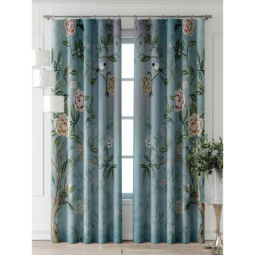 Фото 6 Комплект штор At home Базовая коллекция AT521772-240 на шторной ленте 240x150 см цвет бежевый Фото 6 Комплект штор At home Базовая коллекция AT521772-240 на шторной ленте 240x150 см цвет бежевый