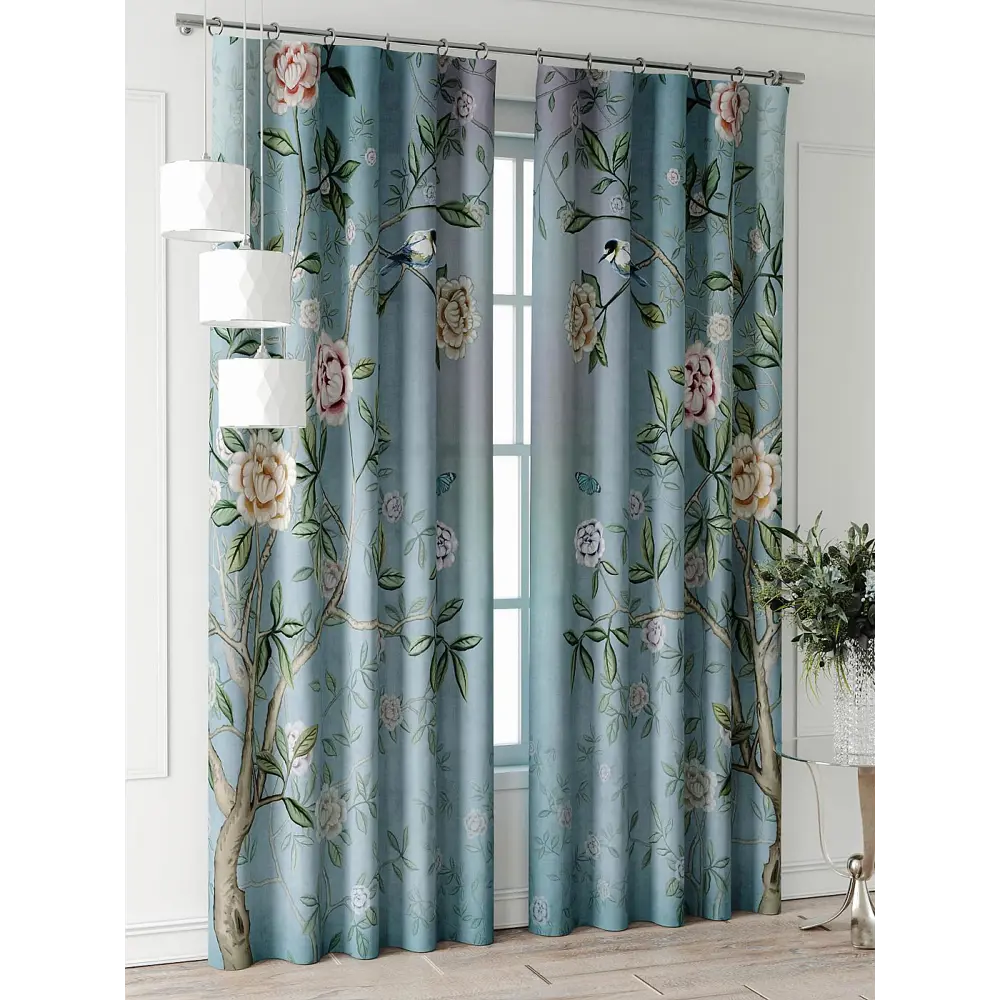 Фото 4 Комплект штор At home Базовая коллекция AT521772-240 на шторной ленте 240x150 см цвет бежевый Фото 4 Комплект штор At home Базовая коллекция AT521772-240 на шторной ленте 240x150 см цвет бежевый