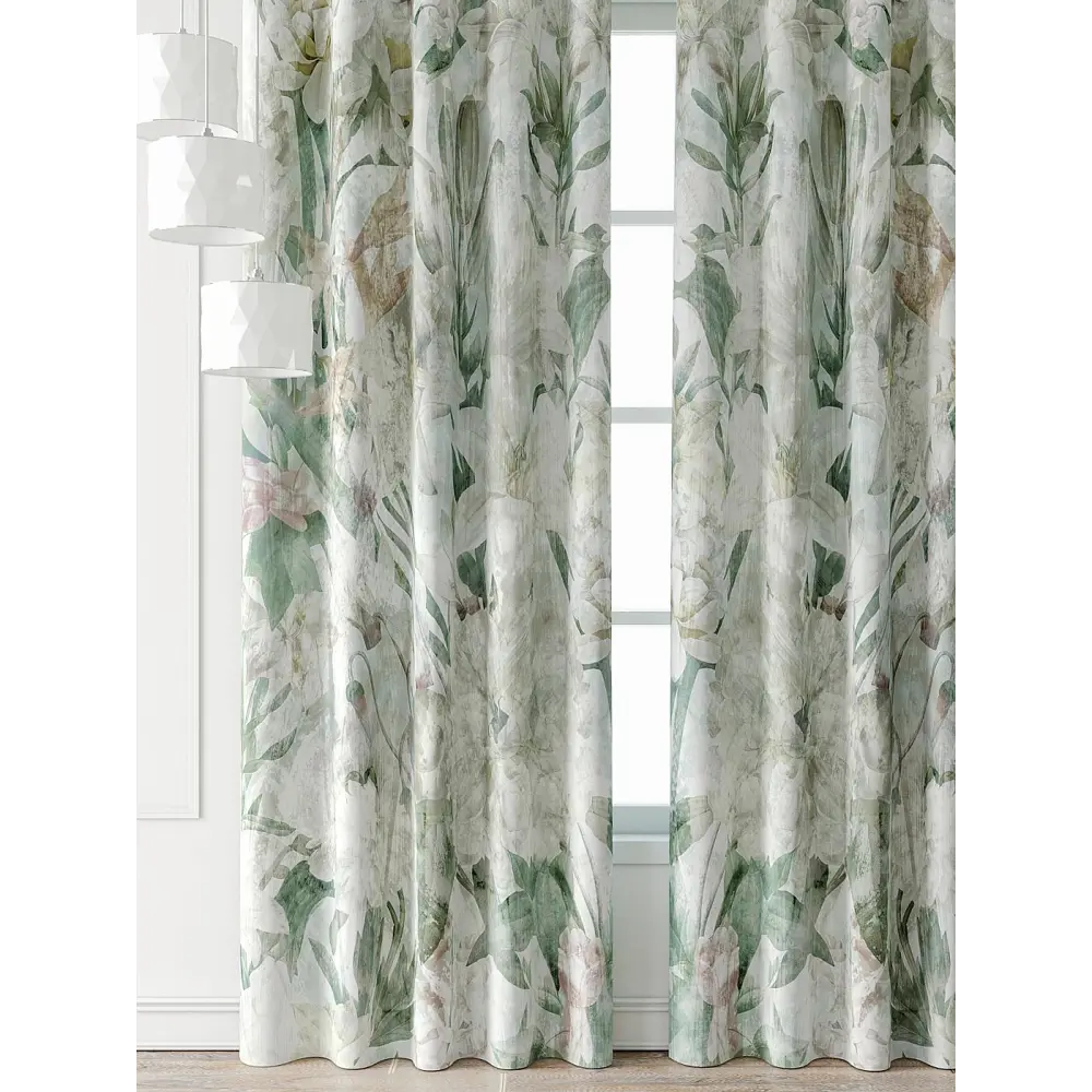 Фото 2 Комплект штор At home Базовая коллекция AT521777-240 на шторной ленте 240x150 см цвет бежевый Фото 2 Комплект штор At home Базовая коллекция AT521777-240 на шторной ленте 240x150 см цвет бежевый