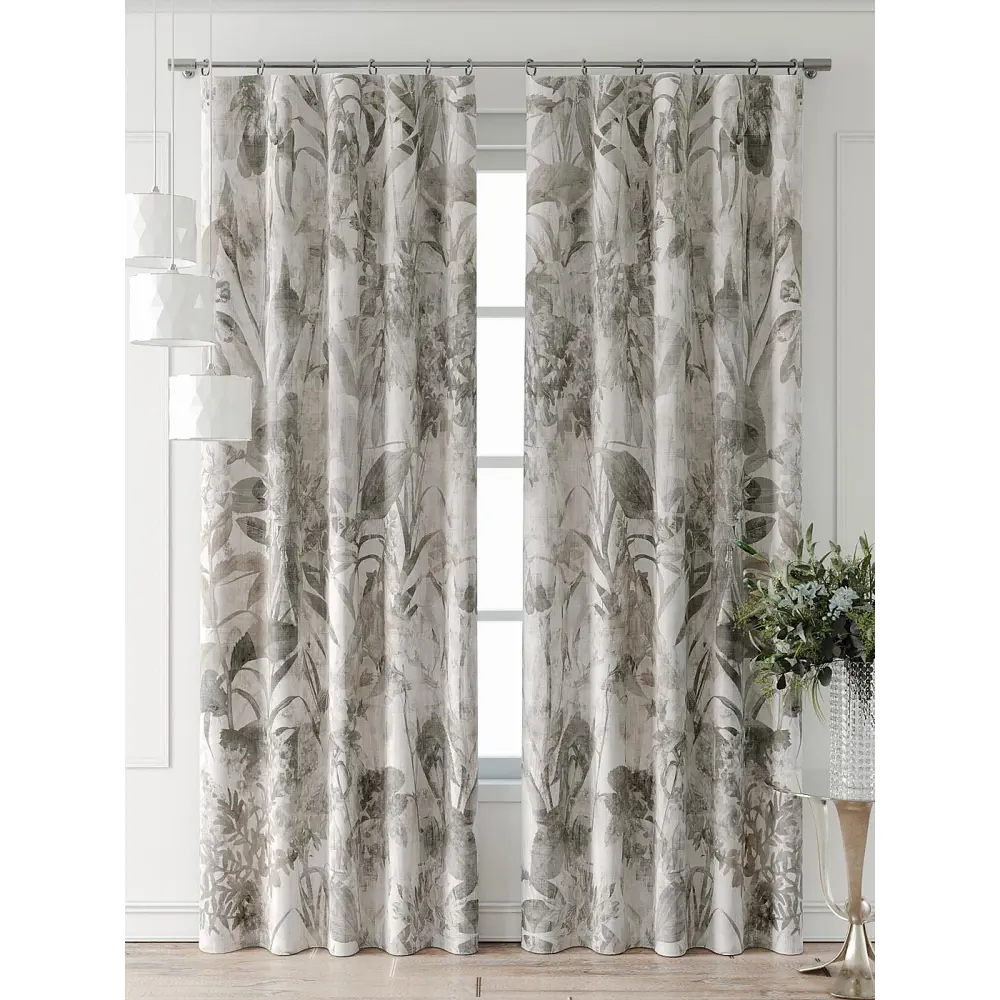 Фото Комплект штор At home Базовая коллекция AT521783-240 на шторной ленте 240x150 см цвет бежевый Фото Комплект штор At home Базовая коллекция AT521783-240 на шторной ленте 240x150 см цвет бежевый