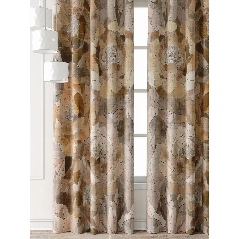 Фото 5 Комплект штор At home Базовая коллекция AT521827-240 на шторной ленте 240x150 см цвет бежевый Фото 5 Комплект штор At home Базовая коллекция AT521827-240 на шторной ленте 240x150 см цвет бежевый