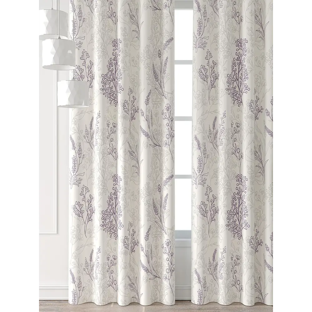 Фото 7 Комплект штор At home Базовая коллекция AT521622-240 на шторной ленте 240x150 см цвет бежевый