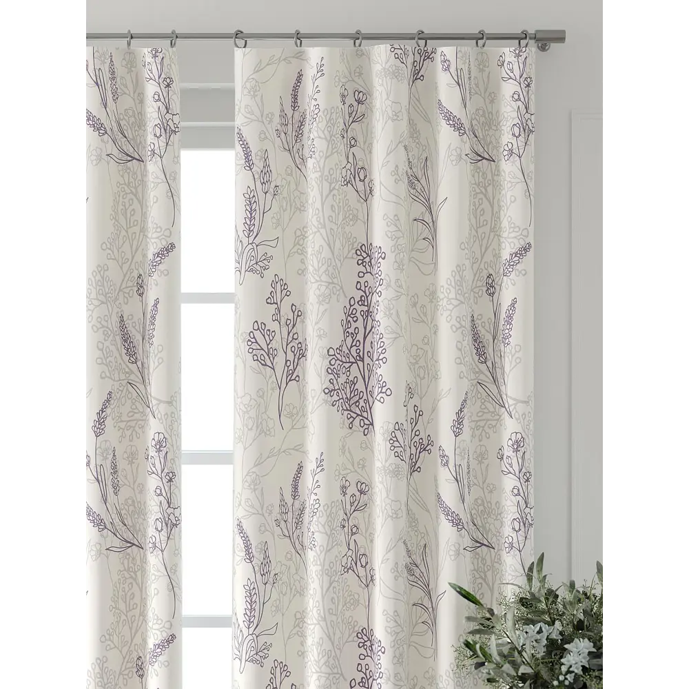 Фото Комплект штор At home Базовая коллекция AT521622-240 на шторной ленте 240x150 см цвет бежевый