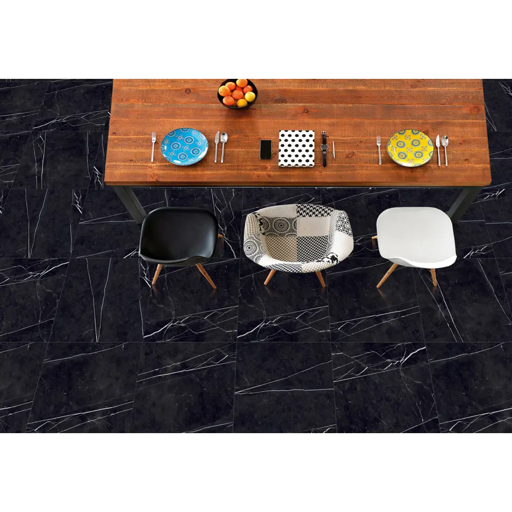 Фото 4 Керамогранит Staro Oasis Conical Black Polished 60x60см цвет черный Фото 4 Керамогранит Staro Oasis Conical Black Polished 60x60см цвет черный
