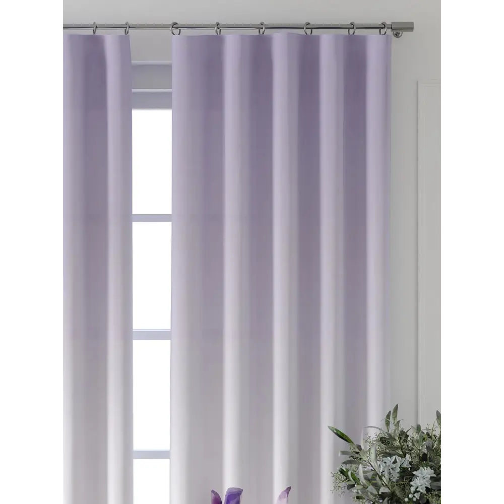 Фото 5 Комплект штор At home Базовая коллекция AT521650-240 на шторной ленте 240x150 см цвет белый