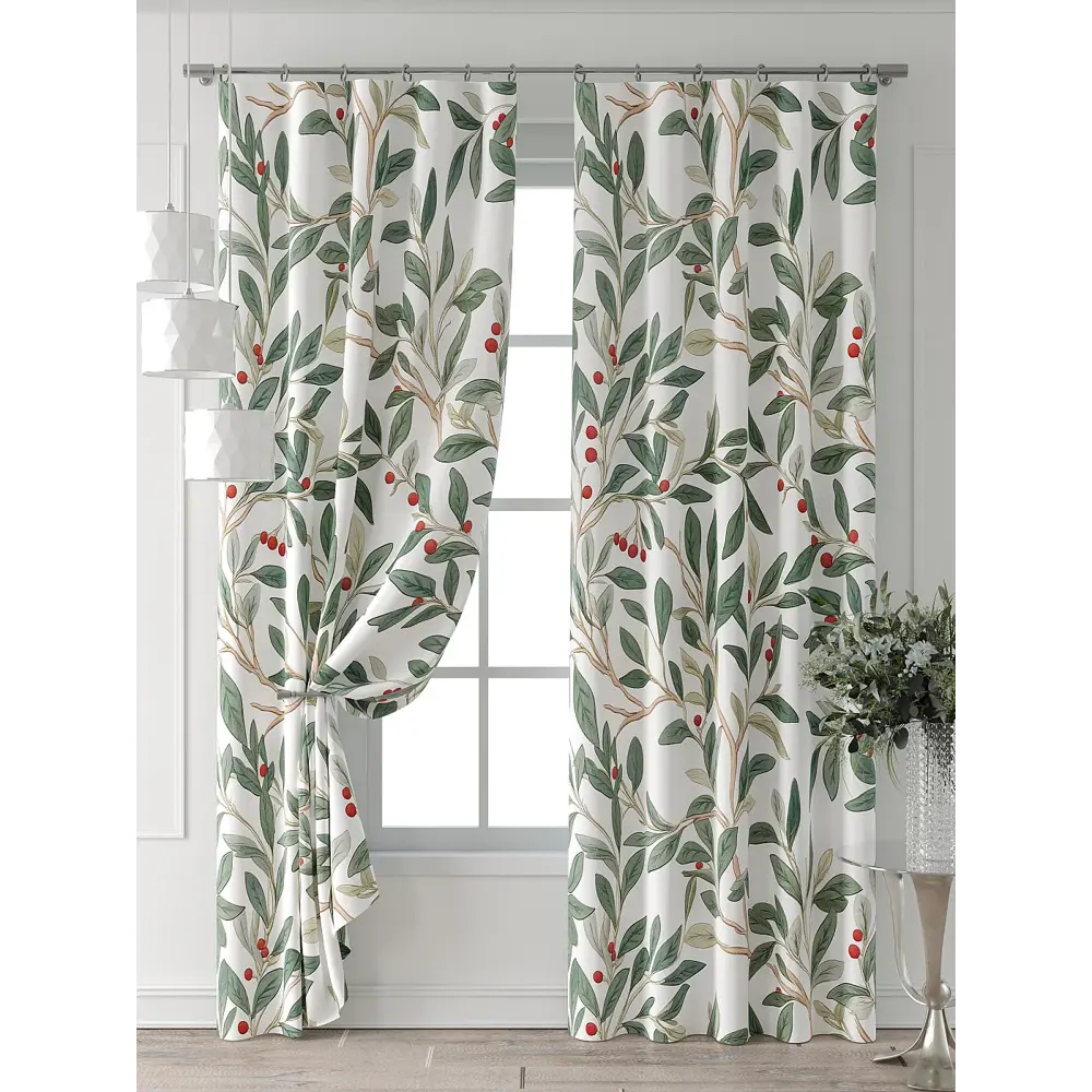 Фото 5 Комплект штор At home Базовая коллекция AT521506-240 на шторной ленте 240x150 см цвет бежевый