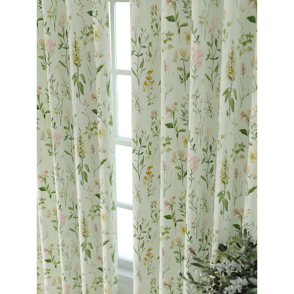 Фото 3 Комплект штор At home Базовая коллекция AT521509-240 на шторной ленте 240x150 см цвет бежевый