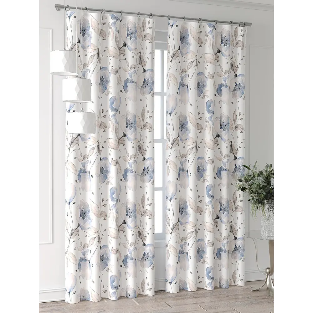 Фото 6 Комплект штор At home Базовая коллекция AT521528-240 на шторной ленте 240x150 см цвет бежевый