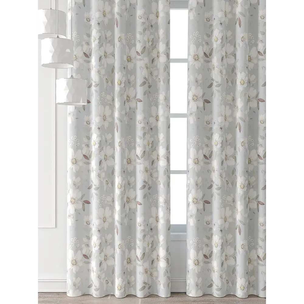 Фото 7 Комплект штор At home Базовая коллекция AT521539-240 на шторной ленте 240x150 см цвет белый Фото 7 Комплект штор At home Базовая коллекция AT521539-240 на шторной ленте 240x150 см цвет белый