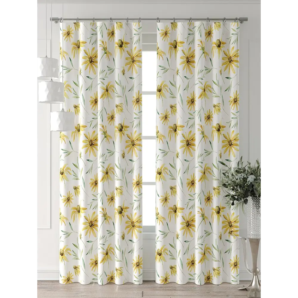 Фото Комплект штор At home Базовая коллекция AT521549-240 на шторной ленте 240x150 см цвет белый Фото Комплект штор At home Базовая коллекция AT521549-240 на шторной ленте 240x150 см цвет белый