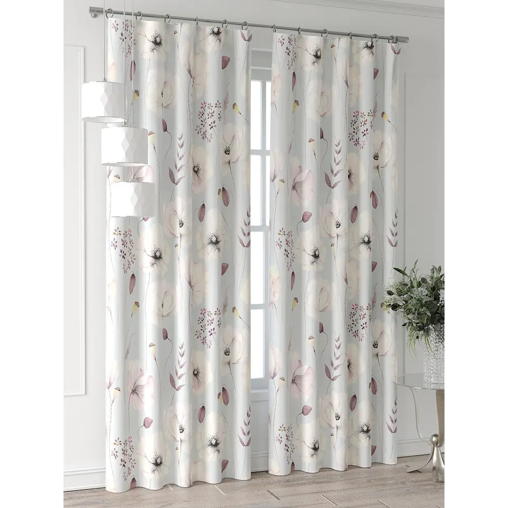 Фото 2 Комплект штор At home Базовая коллекция AT521557-240 на шторной ленте 240x150 см цвет бежевый Фото 2 Комплект штор At home Базовая коллекция AT521557-240 на шторной ленте 240x150 см цвет бежевый