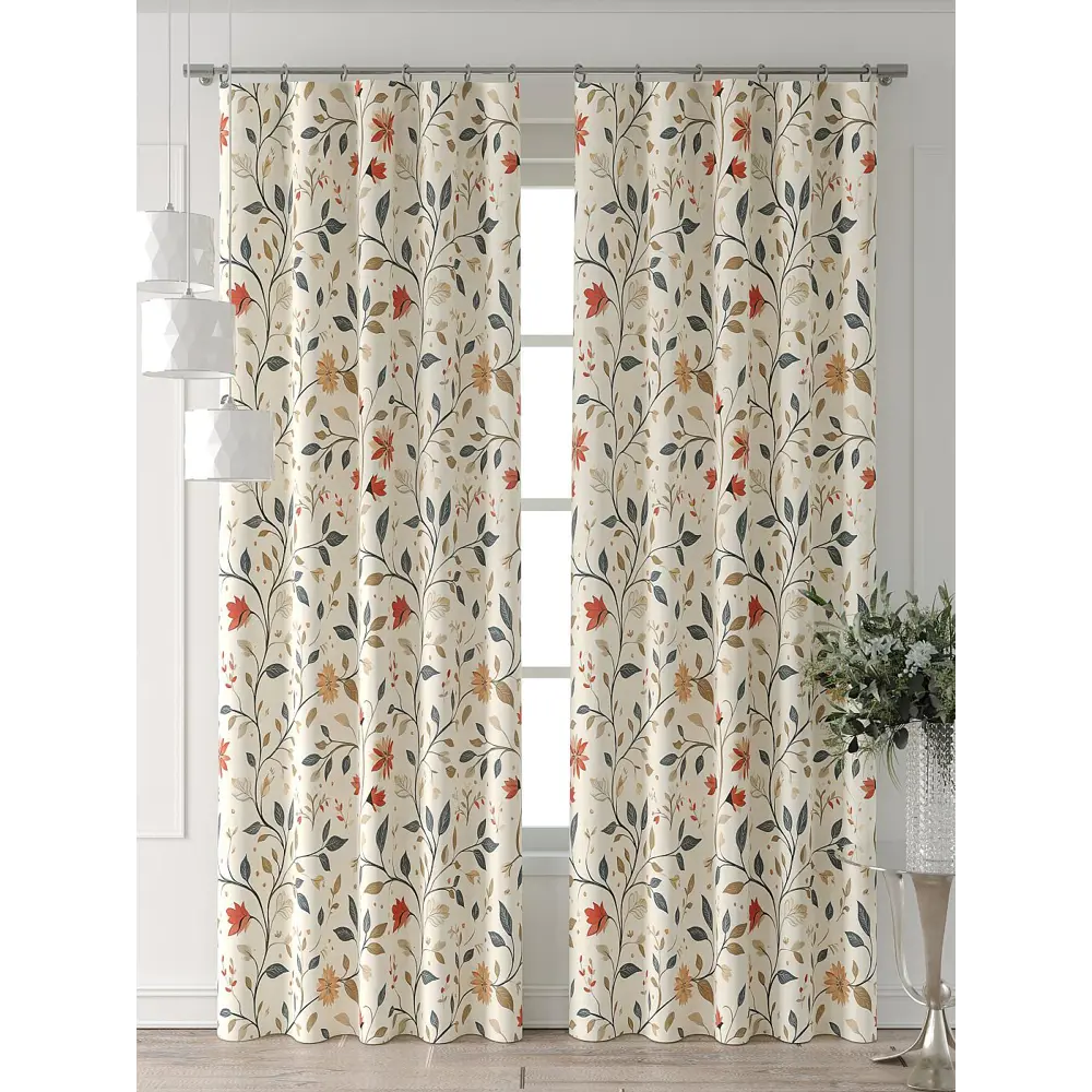 Фото 6 Комплект штор At home Базовая коллекция AT521566-240 на шторной ленте 240x150 см цвет бежевый