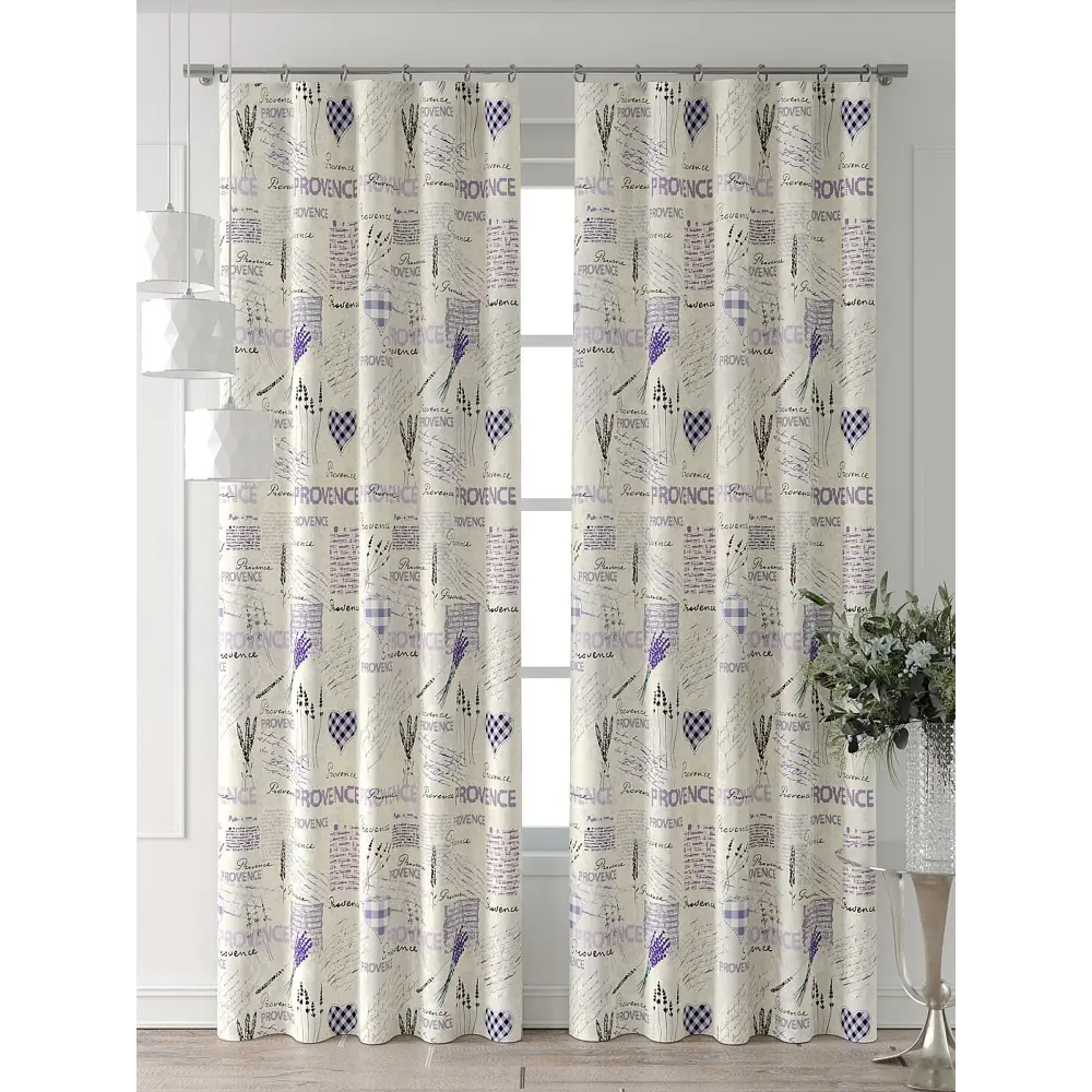 Фото 6 Комплект штор At home Базовая коллекция AT521595-240 на шторной ленте 240x150 см цвет бежевый Фото 6 Комплект штор At home Базовая коллекция AT521595-240 на шторной ленте 240x150 см цвет бежевый