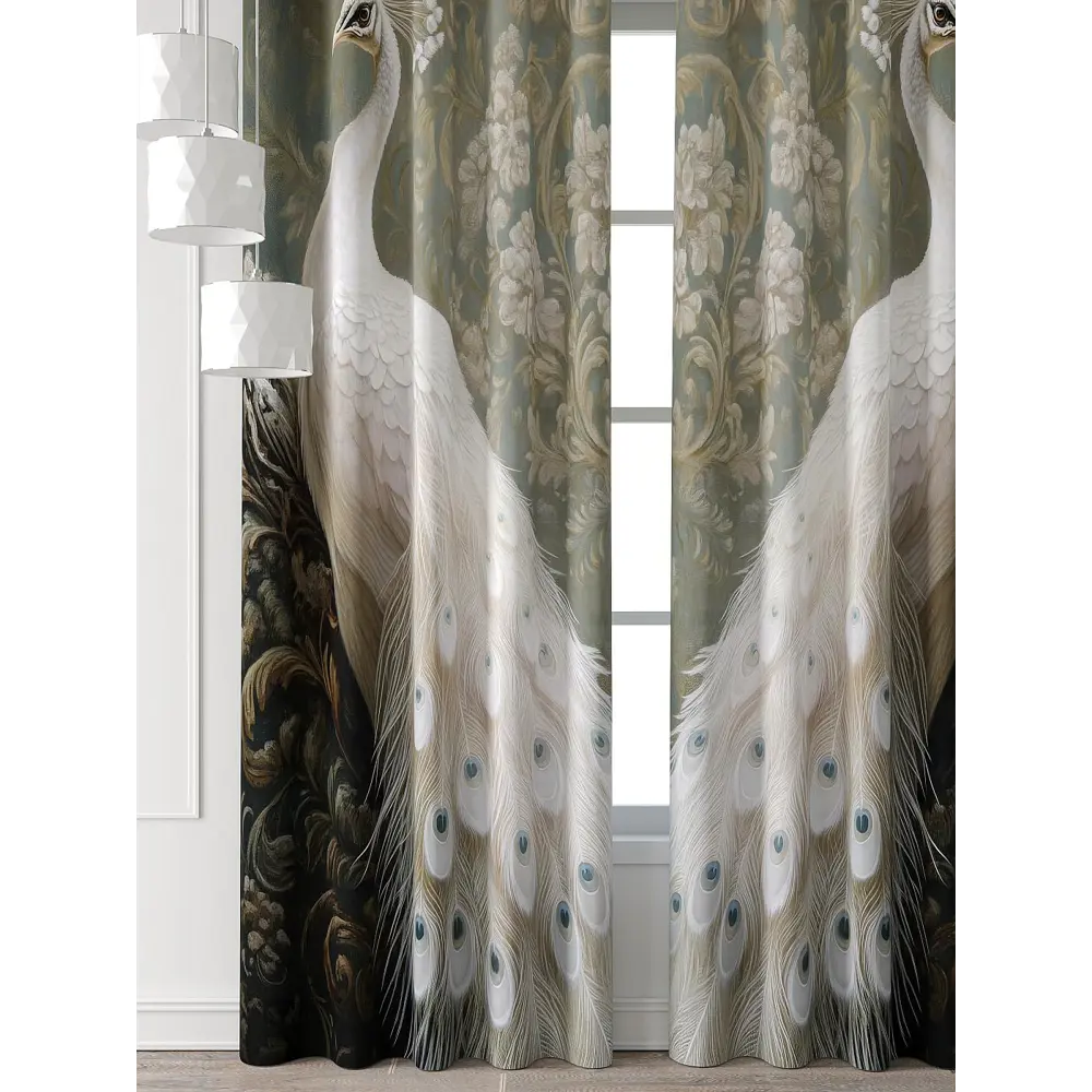 Фото 4 Комплект штор At home Базовая коллекция AT521358-240 на шторной ленте 240x150 см цвет бежевый Фото 4 Комплект штор At home Базовая коллекция AT521358-240 на шторной ленте 240x150 см цвет бежевый