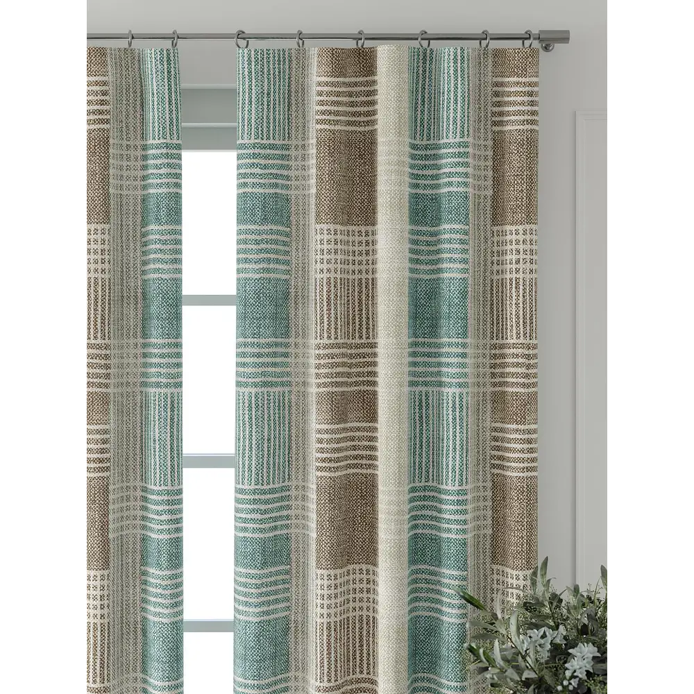 Фото 2 Комплект штор At home Базовая коллекция AT521356-240 на шторной ленте 240x150 см цвет бежевый