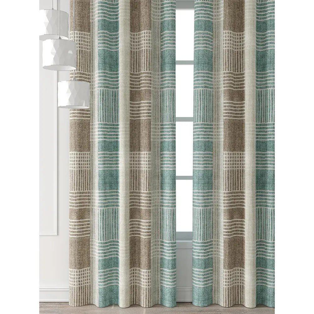 Фото 4 Комплект штор At home Базовая коллекция AT521356-240 на шторной ленте 240x150 см цвет бежевый