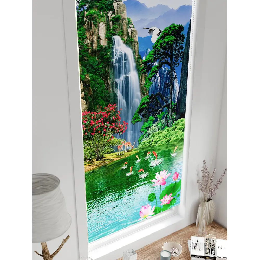 Фото 4 Рулонная штора блэкаут At Home Рилварт AT783440068 68x170 см, цвет зеленый Фото 4 Рулонная штора блэкаут At Home Рилварт AT783440068 68x170 см, цвет зеленый