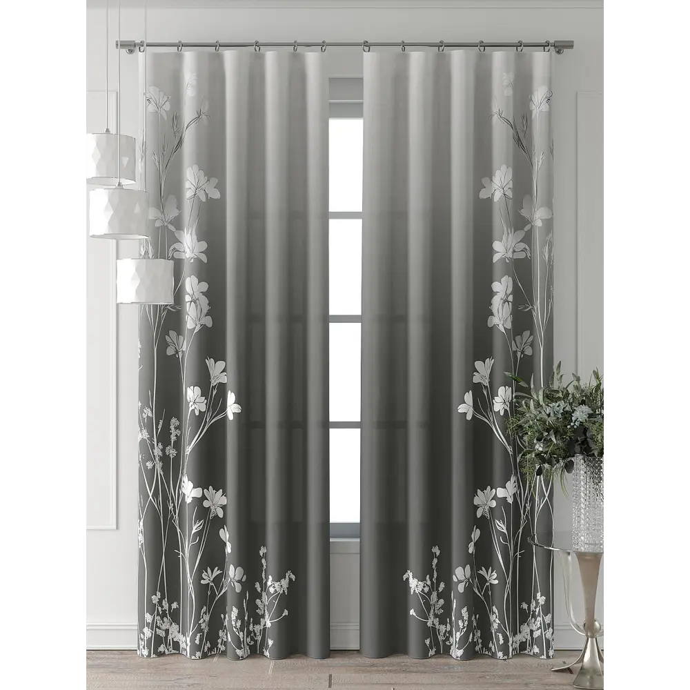 Фото Комплект штор At home Базовая коллекция AT521463-240 на шторной ленте 240x150 см цвет серый