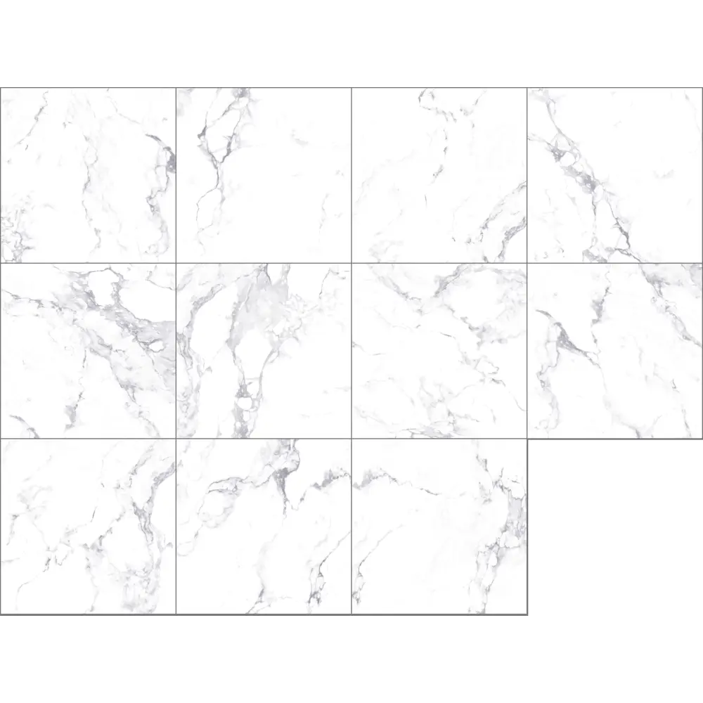 Фото 3 Глазурованный керамогранит Dako Bonomi 60x60 см 1.8 м² матовый с карвингом цвет белый Фото 3 Глазурованный керамогранит Dako Bonomi 60x60 см 1.8 м² матовый с карвингом цвет белый