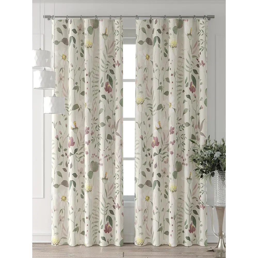 Фото 6 Комплект штор At home Базовая коллекция AT521612-250 на шторной ленте 250x150 см цвет бежевый