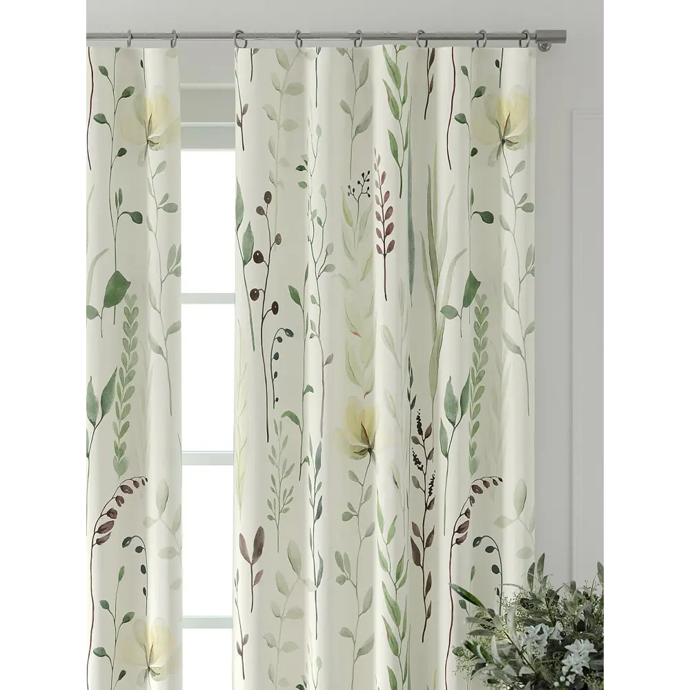 Фото 4 Комплект штор At home Базовая коллекция AT521639-250 на шторной ленте 250x150 см цвет бежевый