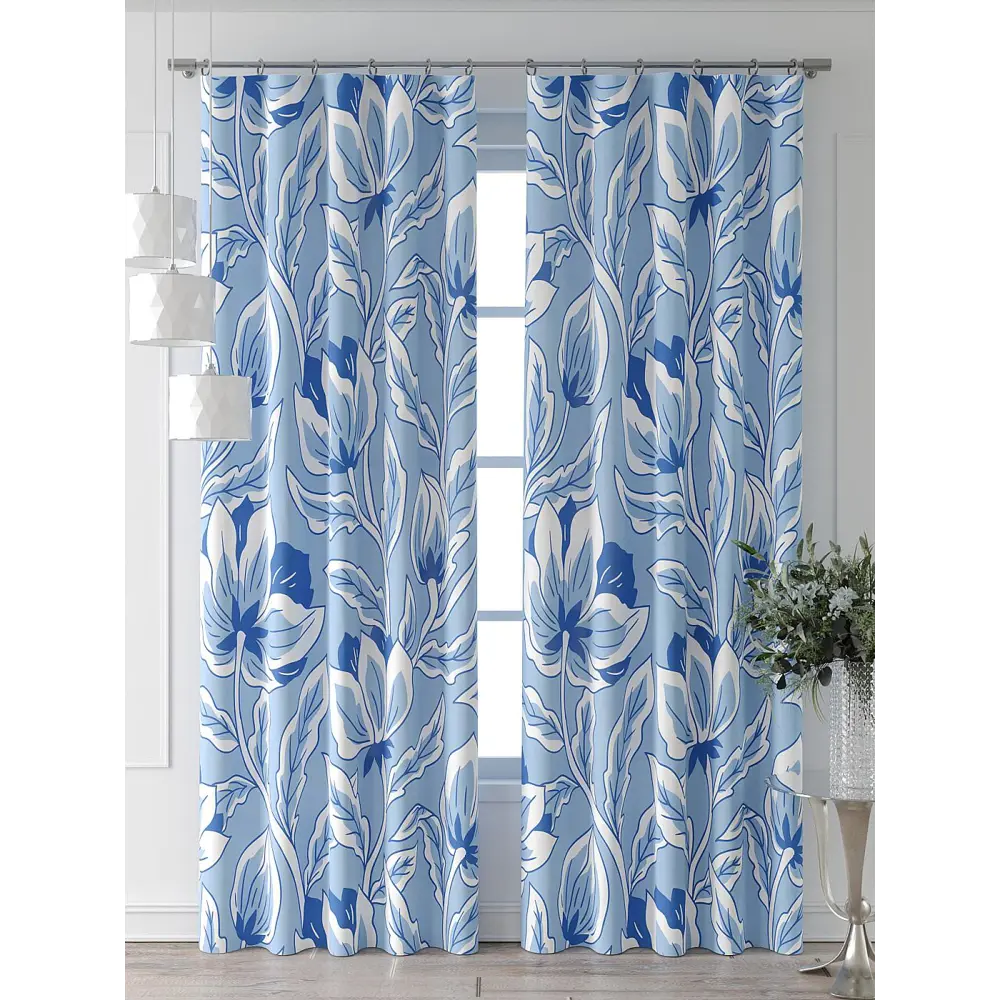 Фото 5 Комплект штор At home Базовая коллекция AT521943-260 на шторной ленте 260x150 см цвет белый Фото 5 Комплект штор At home Базовая коллекция AT521943-260 на шторной ленте 260x150 см цвет белый