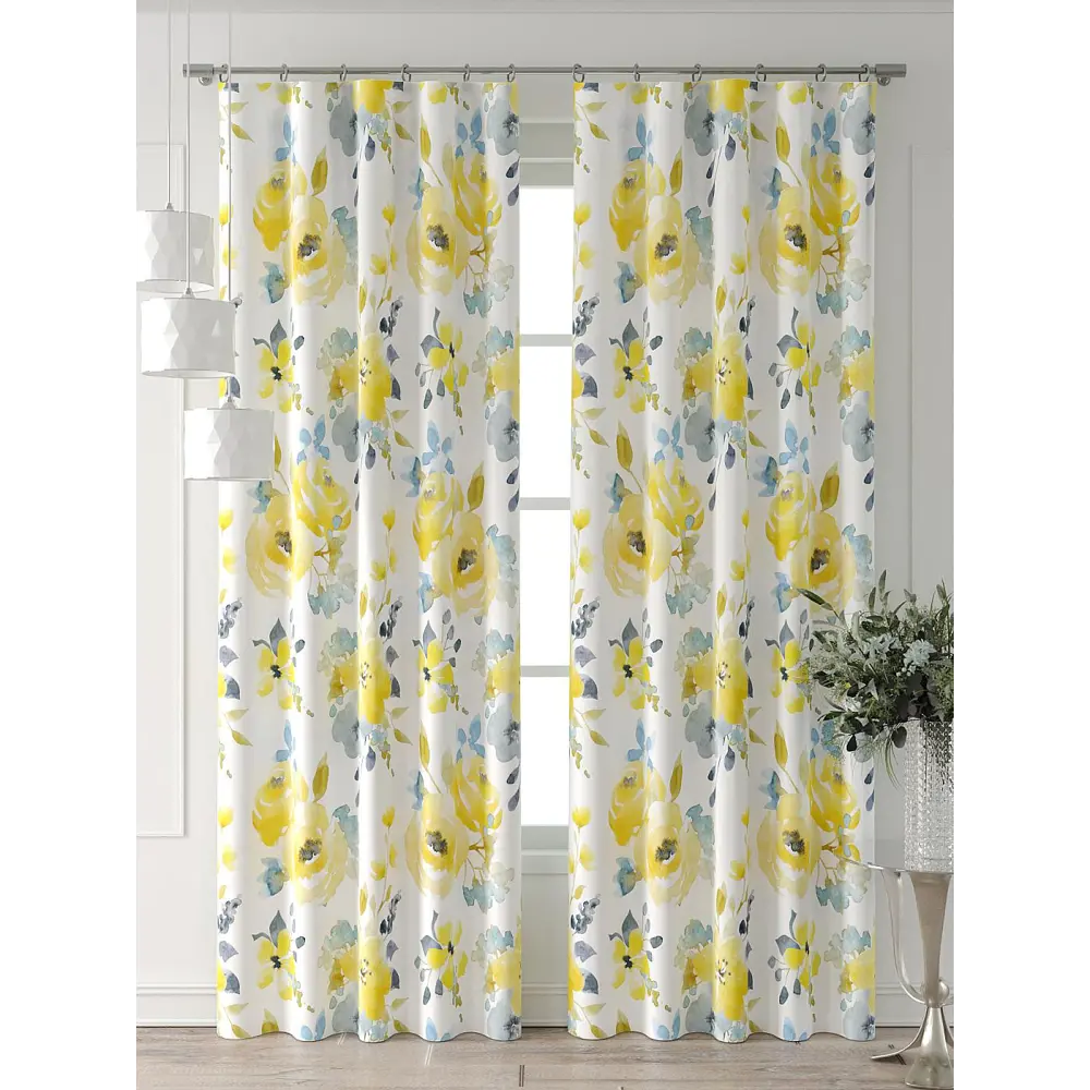 Фото Комплект штор At home Базовая коллекция AT521952-260 на шторной ленте 260x150 см цвет белый