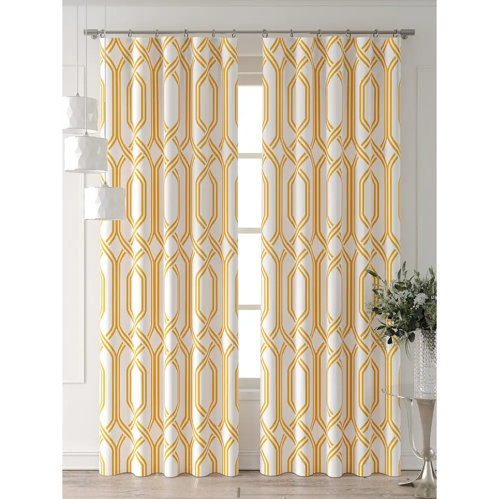 Фото 5 Комплект штор At home Базовая коллекция AT521961-260 на шторной ленте 260x150 см цвет белый Фото 5 Комплект штор At home Базовая коллекция AT521961-260 на шторной ленте 260x150 см цвет белый