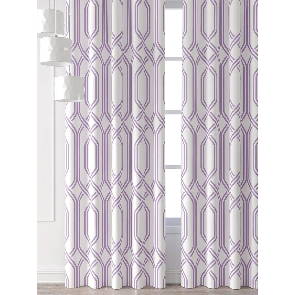 Фото 4 Комплект штор At home Базовая коллекция AT521976-260 на шторной ленте 260x150 см цвет белый